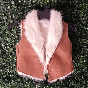 Kardashian Kids Brown and White Vest